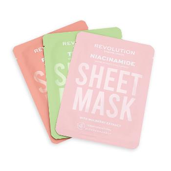 Revolution Skincare Sada pleťových masiek pre problematickú pleť biodegradable (Oily Skin Sheet Mask)