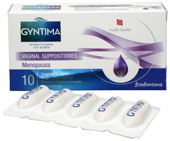 FYTOFONTANA Gyntima vaginálne čapíky Menopauza 10 ks