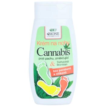 Bione Cosmetics Cannabis zmäkčujúci krém na nohy 260 ml