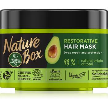 Nature Box Avocado intenzívna regeneračná maska pre poškodené vlasy 200 ml