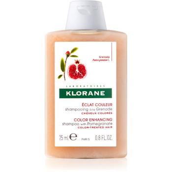 Klorane Pomegranate šampón pre farbené vlasy 25 ml