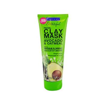 Freeman Ílová pleťová maska ​​s avokádom a ovsom (Facial Clay Mask Avocado & Oatmeal) 175 ml