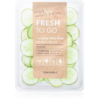 TONYMOLY Fresh To Go Cucumber hydratačná plátienková maska na upokojenie pleti 20 g