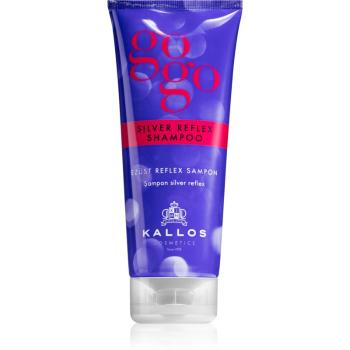 Kallos Gogo Silver Reflex šampón pre zosvetlené a blond vlasy neutralizujúci žlté tóny 200 ml