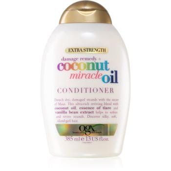 OGX Coconut Miracle Oil kondicioner na posilnenie vlasov s kokosovým olejom 385 ml