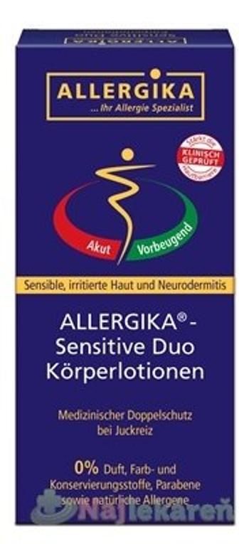 Allergika Sensitive Duo Lipolotio Sensitive 200 ml + Hydrolotio Sensitive 200 ml 1 set, Doprava zdarma