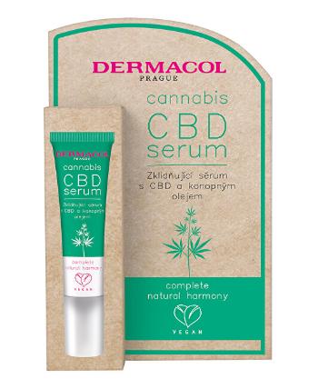 Dermacol Upokojujúce pleťové sérum s CBD a konopným olejom Cannabis (CBD Serum) 12 ml