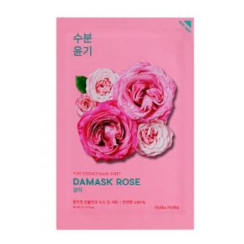 Holika Holika Zvláčňujúca plátenná maska s výťažkom z damašskej ruže Damask Rose (Pure Essence Mask Sheet) 20 ml