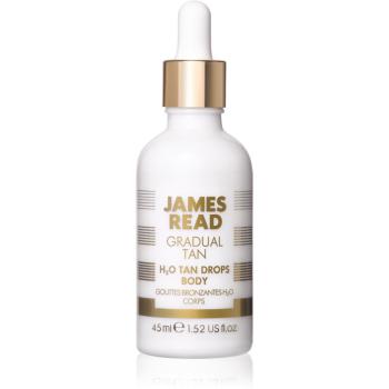 James Read Gradual Tan H2O Tan Drops samoopaľovacie kvapky na telo odtieň Light/Medium 45 ml