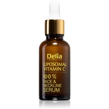 Delia Cosmetics Vitamine C rozjasňujúce sérum s vitamínom C na tvár a dekolt
