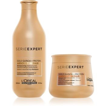 L’Oréal Professionnel Serie Expert Absolut Repair Gold Quinoa + Protein výhodné balenie III. (pre veľmi poškodené vlasy)