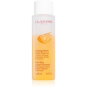 Clarins One-Step Facial Cleanser čistiace a odličovacie pleťové tonikum s extraktom z pomaranča 200 ml