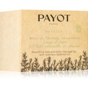Payot Herbier Nourishing Face and Body Massage Bar výživný telový krém s esenciálnymi olejmi 50 ks