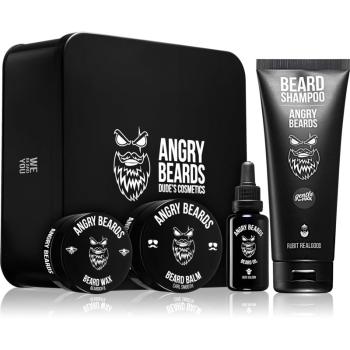 Angry Beards Saloon kozmetická sada na bradu pre mužov