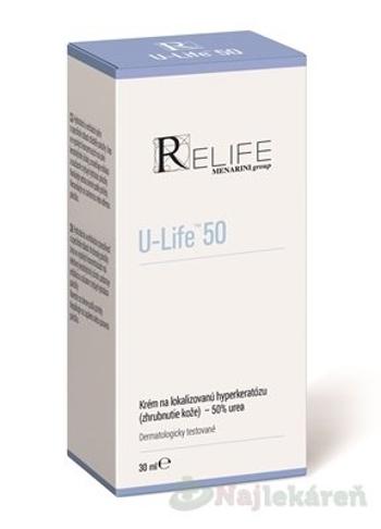 U-Life 50 krém na lokalizovanú hyperkeratózu 50ml