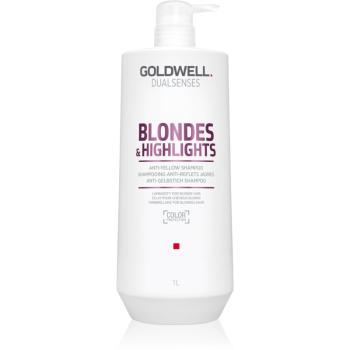 Goldwell Dualsenses Blondes & Highlights šampón pre blond vlasy neutralizujúci žlté tóny 1000 ml