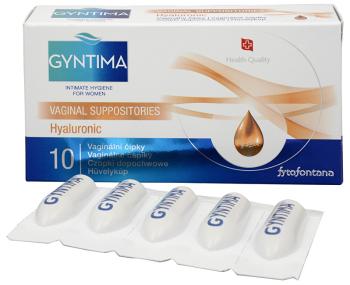 FYTOFONTANA Gyntima vaginálne čapíky Hyaluronic 10 ks