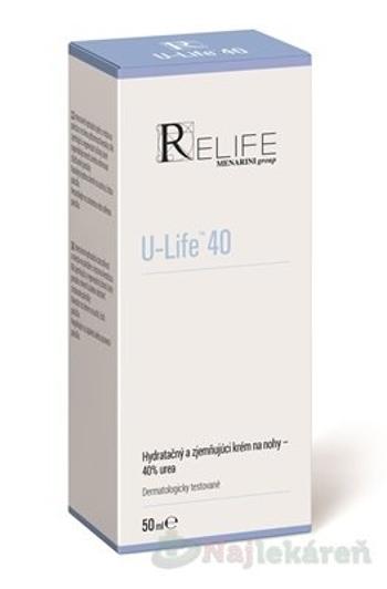 U-Life 40 hydratačný a zjemňujúci krém na nohy 50ml