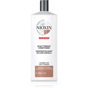 Nioxin System 3 Color Safe Scalp Therapy Revitalising Conditioner hydratačný a vyživujúci kondicionér pre jednoduché rozčesávanie vlasov 1000 ml