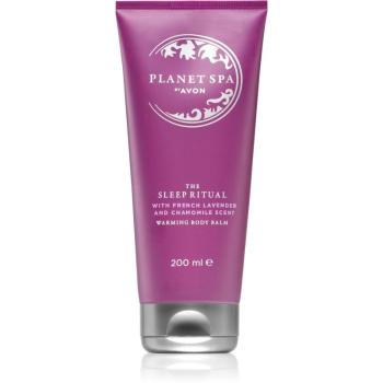 Avon Planet Spa The Sleep Ritual parfémovaný zahrievací masážny krém s vôňou levandule 200 ml