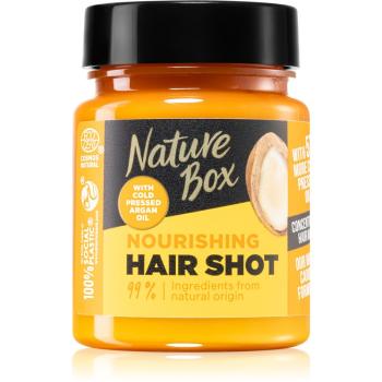 Nature Box Argan Hair Shot regeneračná maska na vlasy s arganovým olejom 60 ml