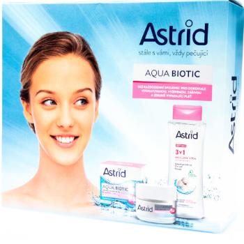 Astrid Aqua Biotic denní a noční krém pro suchou a citlivou pleť 50 ml + Soft Skin 3v1 micelární voda 400 ml darčeková sada