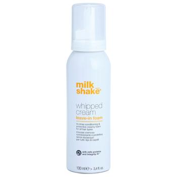 Milk Shake Whipped Cream vyživujúca ochranná pena pre všetky typy vlasov 100 ml
