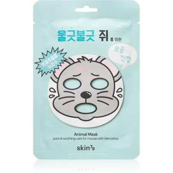 Skin79 Animal For Mouse With Blemishes plátenná maska pre problematickú pleť, akné 23 g