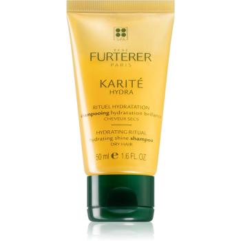 René Furterer Karité Hydra hydratačný šampón pre lesk suchých a lámavých vlasov 50 ml
