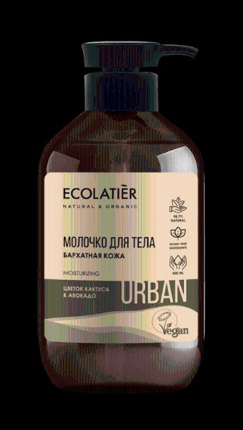 Telové hydratačné mlieko Kaktus a avokádo - EcoLatier Urban - 400 ml
