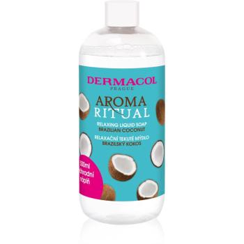 Dermacol Aroma Ritual Brazilian Coconut tekuté mydlo náhradná náplň 500 ml