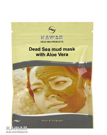 Kawar Pleťová maska ​​s aloe vera a minerály z Mŕtveho mora 75 g sáčok