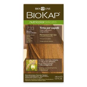 Biokap NUTRICOLOR DELICATO - farba na vlasy - 7.33 Blond Zlatá pšenice 140 ml