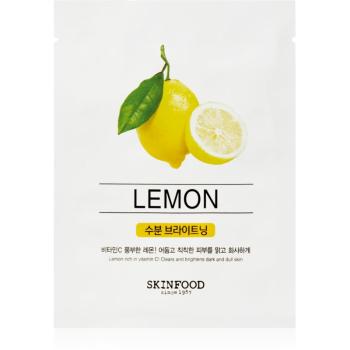 Skinfood Beauty In A Food Lemon plátenná maska pre rozjasnenie a vitalitu pleti 18 ml