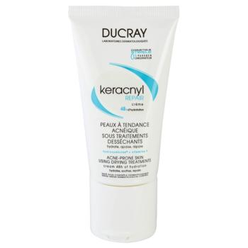 Ducray Keracnyl regeneračný a hydratačný krém pre pleť vysušenú a podráždenú liečbou akné 50 ml