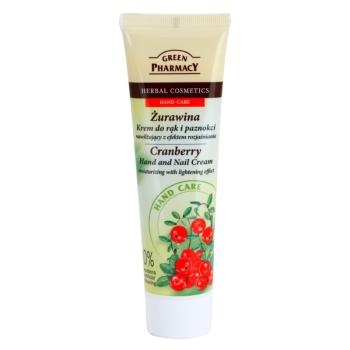 Green Pharmacy Hand Care Cranberry hydratačný krém na ruky a nechty s rozjasňujúcim účinkom 100 ml
