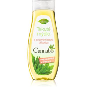 Bione Cosmetics Cannabis tekuté mydlo na ruky s antibakteriálnou prísadou 300 ml