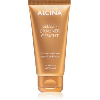 Alcina Self-tanning Face Cream samoopaľovací krém na tvár 50 ml