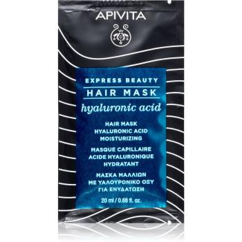 Apivita Express Beauty Hyaluronic Acid hydratačná maska na vlasy 20 ml