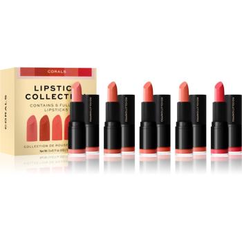 Revolution PRO Lipstick Collection saténový rúž darčeková sada odtieň Corals 5x3,2 g