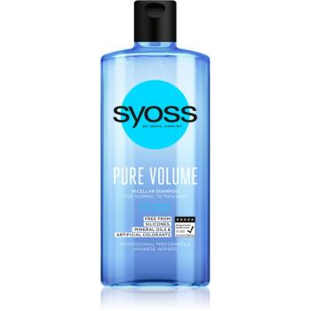Syoss Pure Volume objemový micelárny šampón 440 ml