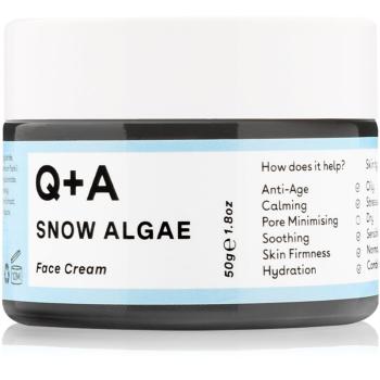 Q+A Snow Algae výživný hydratačný krém pre suchú až veľmi suchú citlivú pleť 50 g