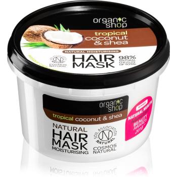 Organic Shop Natural Coconut & Shea intenzívna vlasová maska s hydratačným účinkom 250 ml