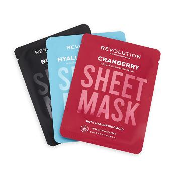 Revolution Skincare Sada pleťových masiek pre dehydratovanú pleť biodegradable (Dehydrated Skin Sheet Mask)