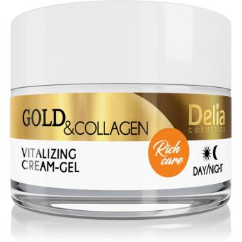 Delia Cosmetics Gold & Collagen Rich Care vitalizujúci pleťový krém 50 ml