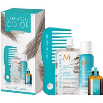 Moroccanoil Care Meets Color kozmetická sada Platinum (pre blond a melírované vlasy)