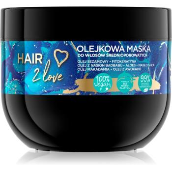 Eveline Cosmetics I'm Bio Hair 2 Love vyživujúca a hydratačná maska na vlasy 300 ml