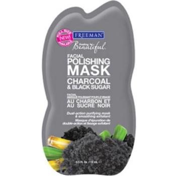 Freeman Peelingová maska ​​s uhlím a cukrom (Facial Polishing Mask Charcoal & Black Sugar) 175 ml