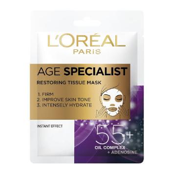 L´Oréal Paris Textilná maska pre intenzívne vypnutie a rozjasnenie pleti Age Specialist 55+ (Restoring Tissue Mask) 1 ks