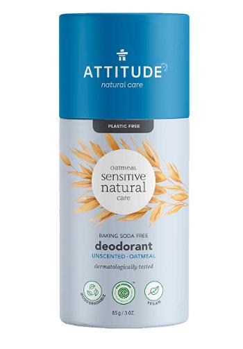 ATTITUDE Prírodné tuhý dezodorant - pre citlivú a atopickú pokožku - bez vône 85 g
